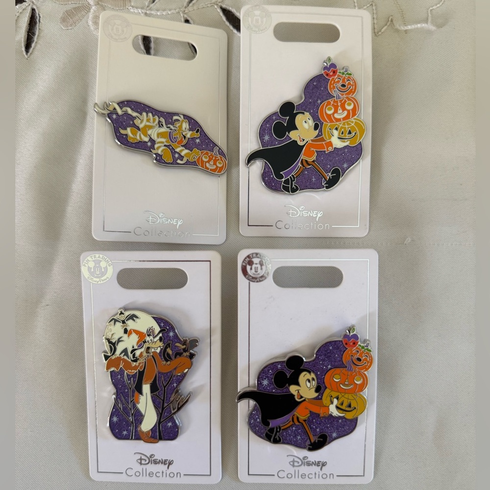 Disney Parks Halloween Pin Bundle